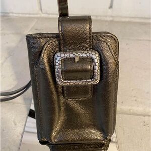 Brighton wallet /coin purse wristlet in pewter color